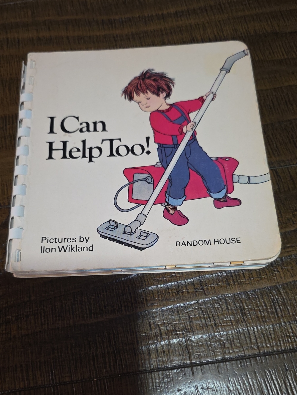 "I Can Help Too!" Kids Board Book - Vintage 1974 Edition